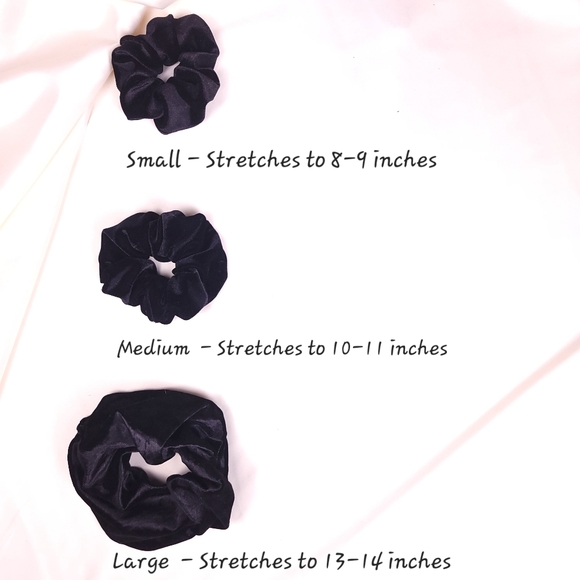 SET OF 5 | Velvet Thingz Handmade Premium  Scrunchies - Picture 10 of 10